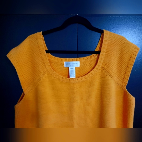 Jones New York Cotton Blend Knit Plus Size Tank - Picture 4 of 8